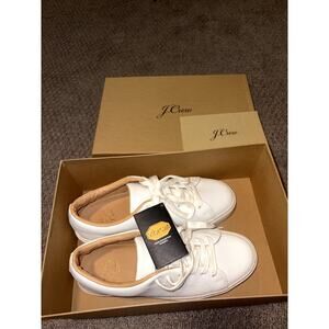 White Leather Men's Sneakers - 7.5 New with Box and Tags
